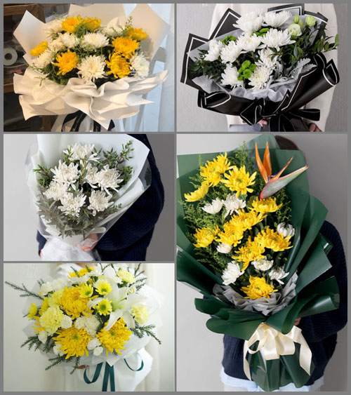 贵州毕节市威宁县新发乡开兴村白事花束代送